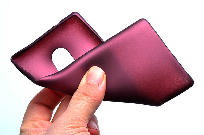 Alcatel 5 Kılıf Zore Premier Silikon Kapak Gold