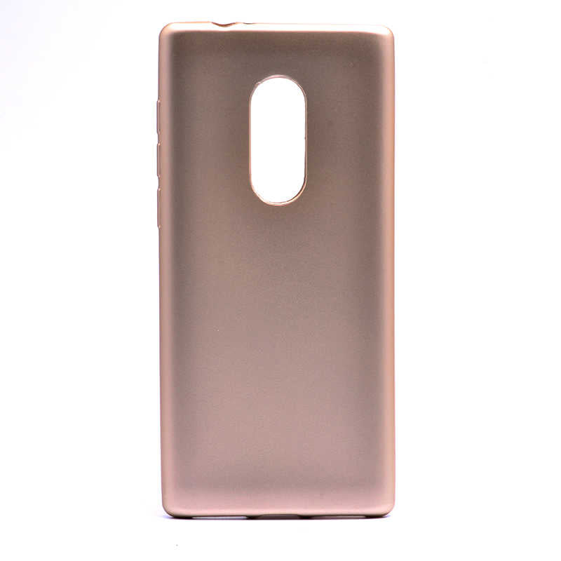 Alcatel 5 Kılıf Zore Premier Silikon Kapak Gold