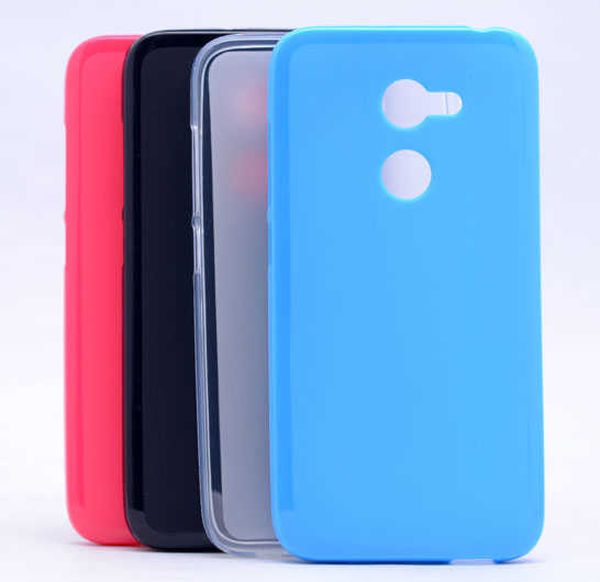 Alcatel A3 Kılıf Zore Süper Silikon Kapak Siyah