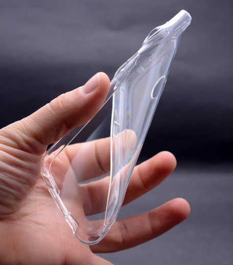 Alcatel Idol 5 Kılıf Zore Süper Silikon Kapak Renksiz