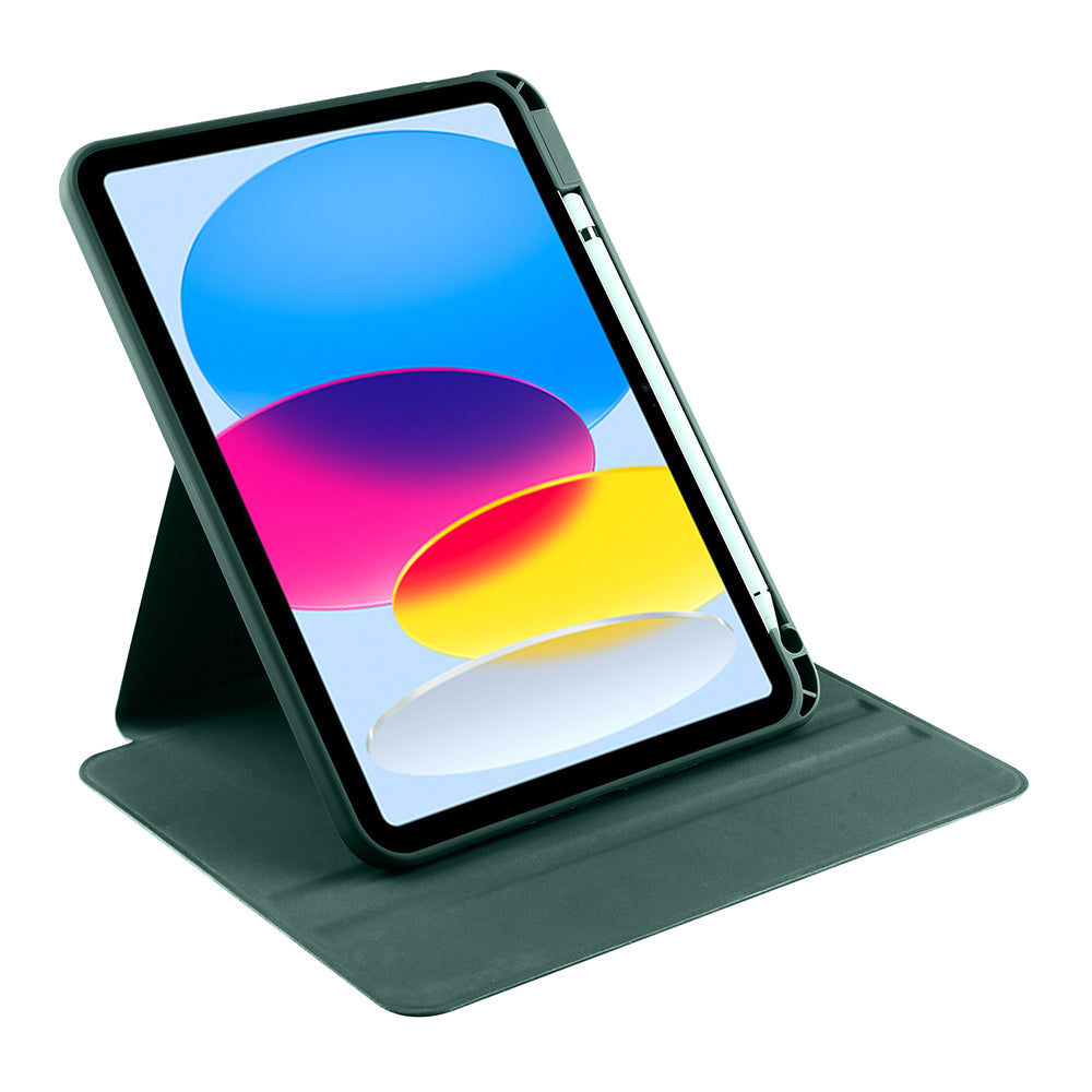 Apple iPad 10.9 2022 (10.Nesil) Kılıf Zore Termik Kalem Bölmeli Dönebilen Standlı Kılıf Lila