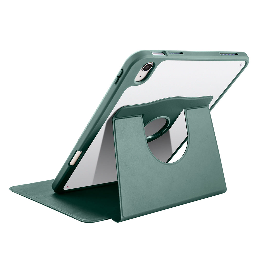 Apple iPad 10.9 2022 (10.Nesil) Kılıf Zore Termik Kalem Bölmeli Dönebilen Standlı Kılıf Lacivert