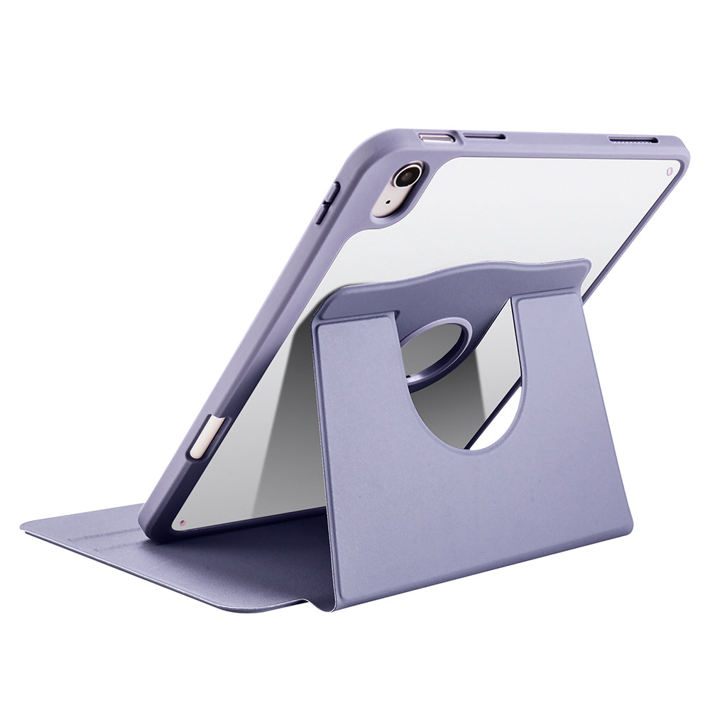 Apple iPad 10.9 2022 (10.Nesil) Kılıf Zore Termik Kalem Bölmeli Dönebilen Standlı Kılıf Mavi