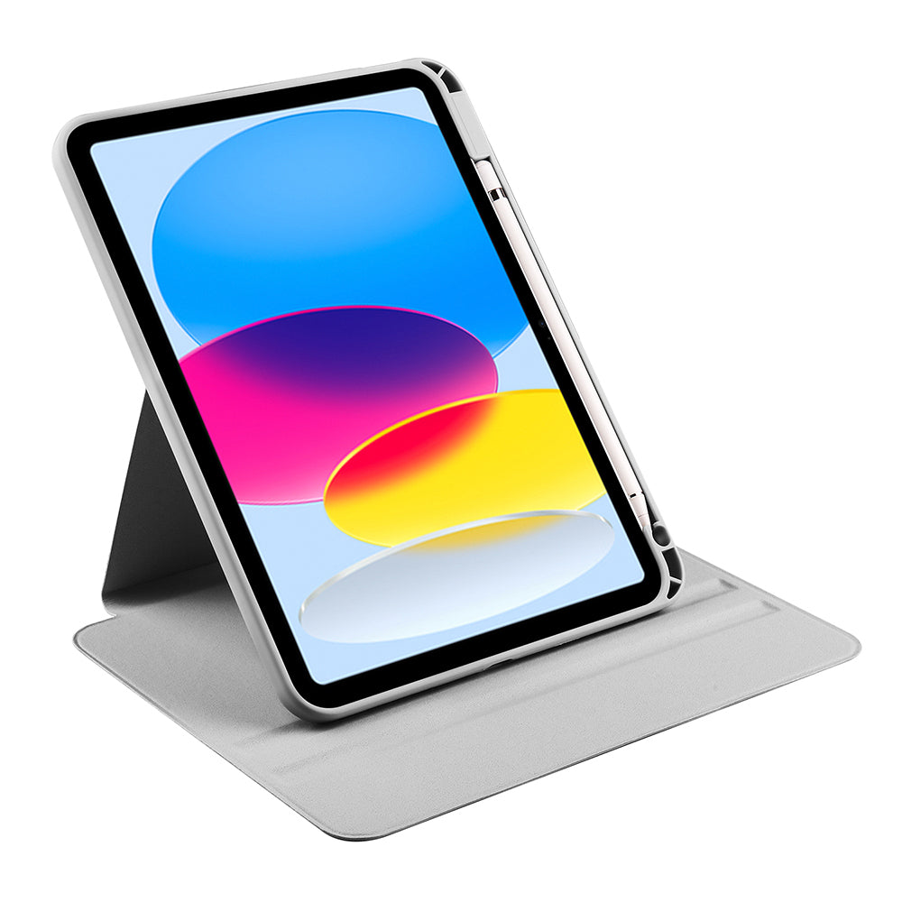 Apple iPad 10.9 2022 (10.Nesil) Kılıf Zore Termik Kalem Bölmeli Dönebilen Standlı Kılıf Lacivert