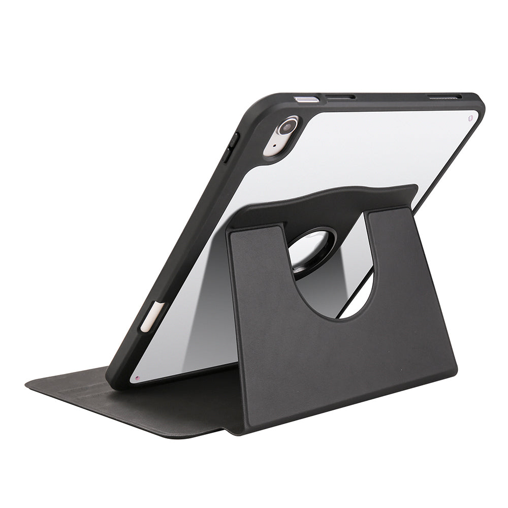 Apple iPad 10.9 2022 (10.Nesil) Kılıf Zore Termik Kalem Bölmeli Dönebilen Standlı Kılıf Mavi