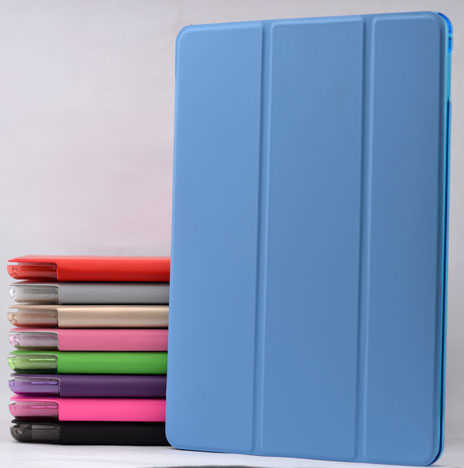 Apple iPad 2 3 4 Zore Smart Cover Standlı 1-1 Kılıf Mavi