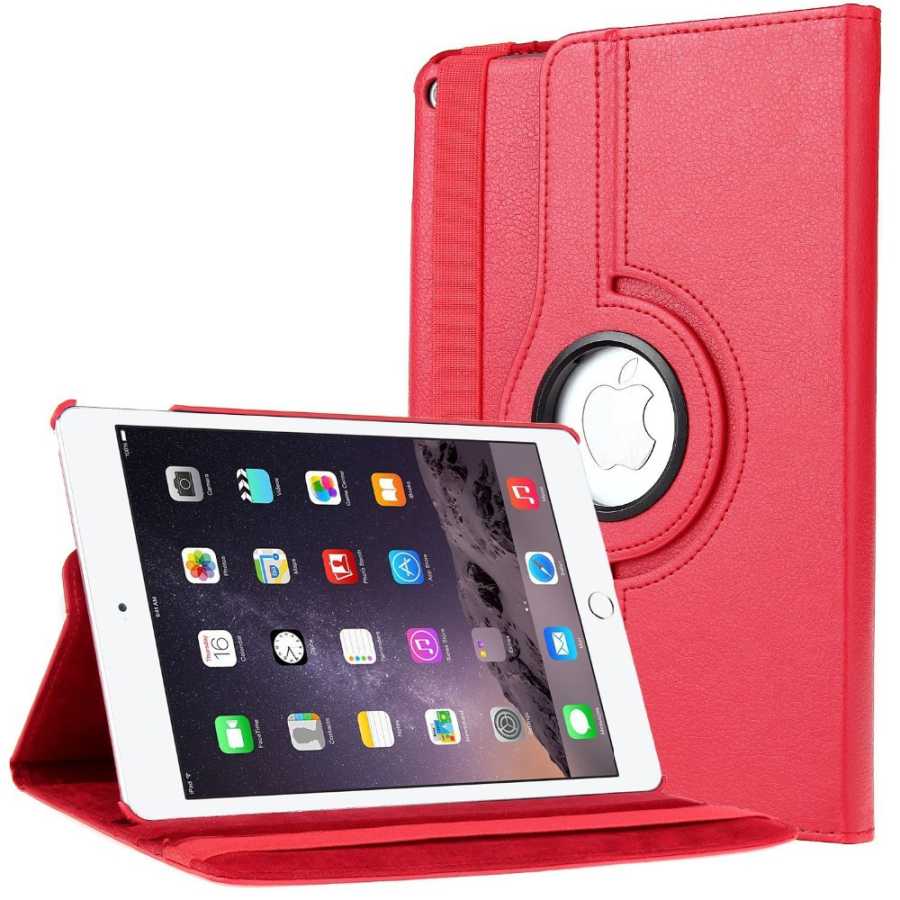 Apple iPad 5 Air Zore Dönebilen Standlı Kılıf Siyah