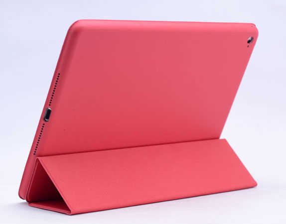 Apple iPad 5 Air Zore Orjinal Standlı Kılıf Kırmızı