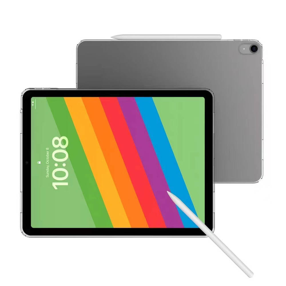 Apple iPad Air 11 2024 Kılıf Zore Tablet Nitro Anti Shock Silikon Kapak Şeffaf