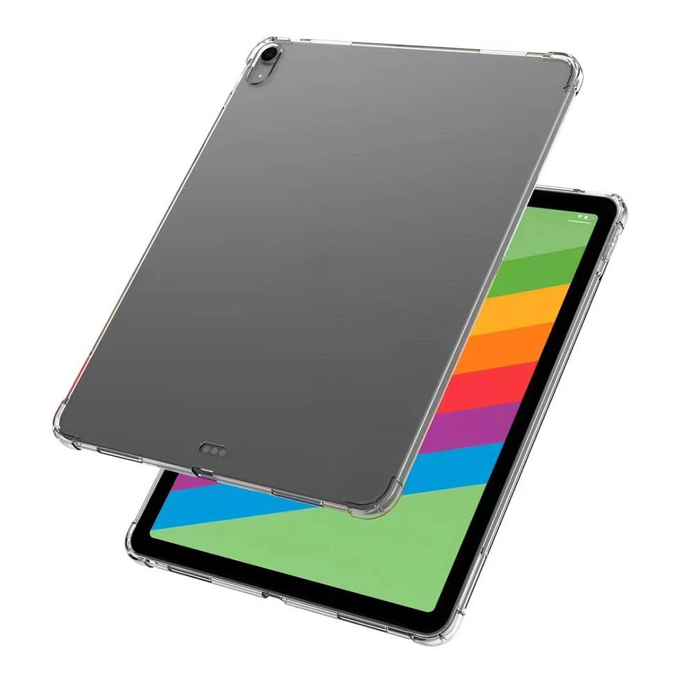 Apple iPad Air 11 2024 Kılıf Zore Tablet Nitro Anti Shock Silikon Kapak Şeffaf