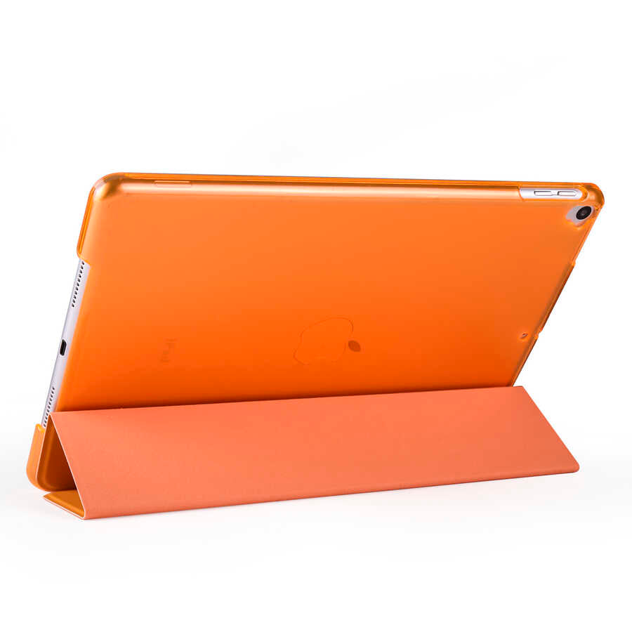 Apple iPad Pro 10.5 (7.Nesil) Zore Smart Cover Standlı 1-1 Kılıf Kırmızı