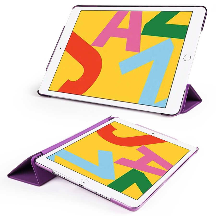 Apple iPad Pro 10.5 (7.Nesil) Zore Smart Cover Standlı 1-1 Kılıf Kırmızı