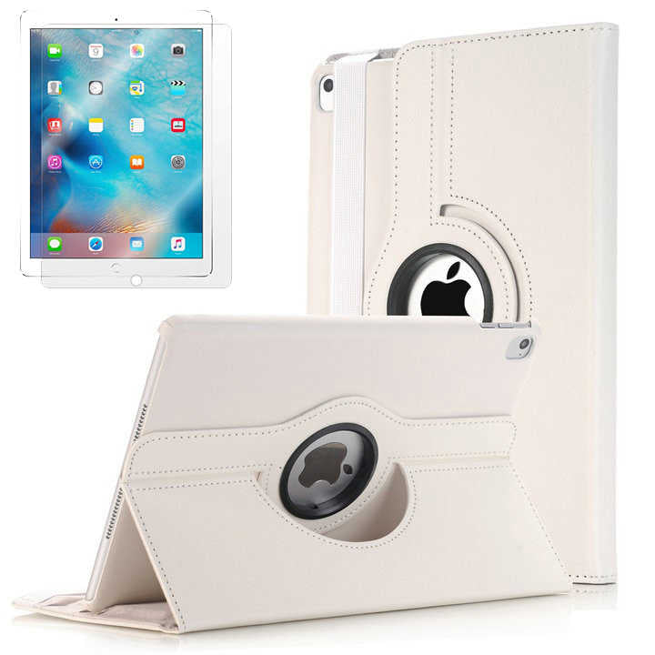 Apple iPad Pro 10.5 (7.Nesil) Zore Dönebilen Standlı Kılıf Pembe Açık