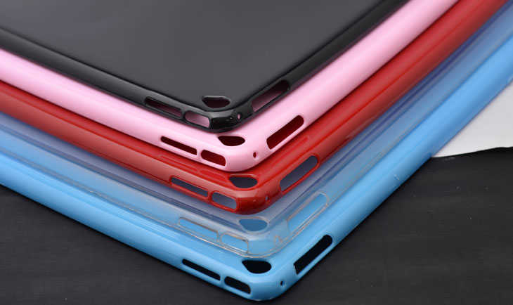 Apple iPad Pro 12.9 2015 Kılıf Zore Tablet Süper Silikon Kapak Mavi
