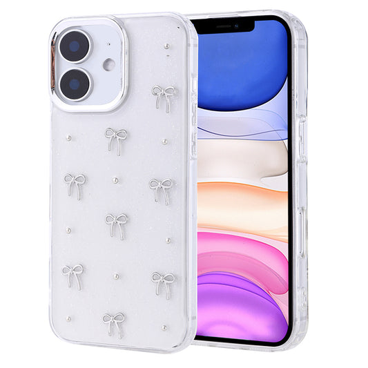 Apple iPhone 11 Kılıf Airbag Tasarımlı Simli Şeffaf Zore Kutup Kapak Fiyonk