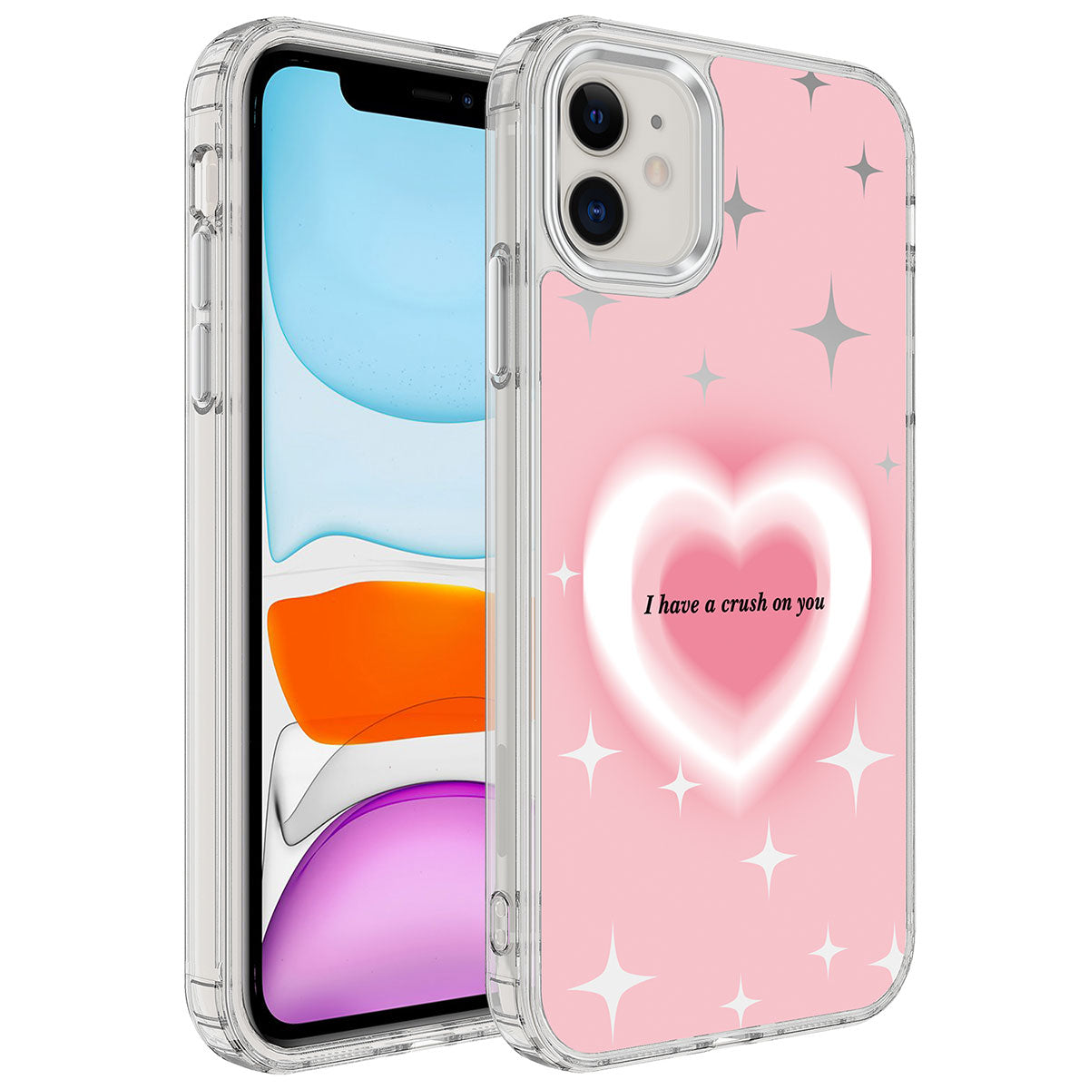 Apple iPhone 11 Kılıf Airbagli Parlak Tasarımlı Zore Mimbo Kapak NO6