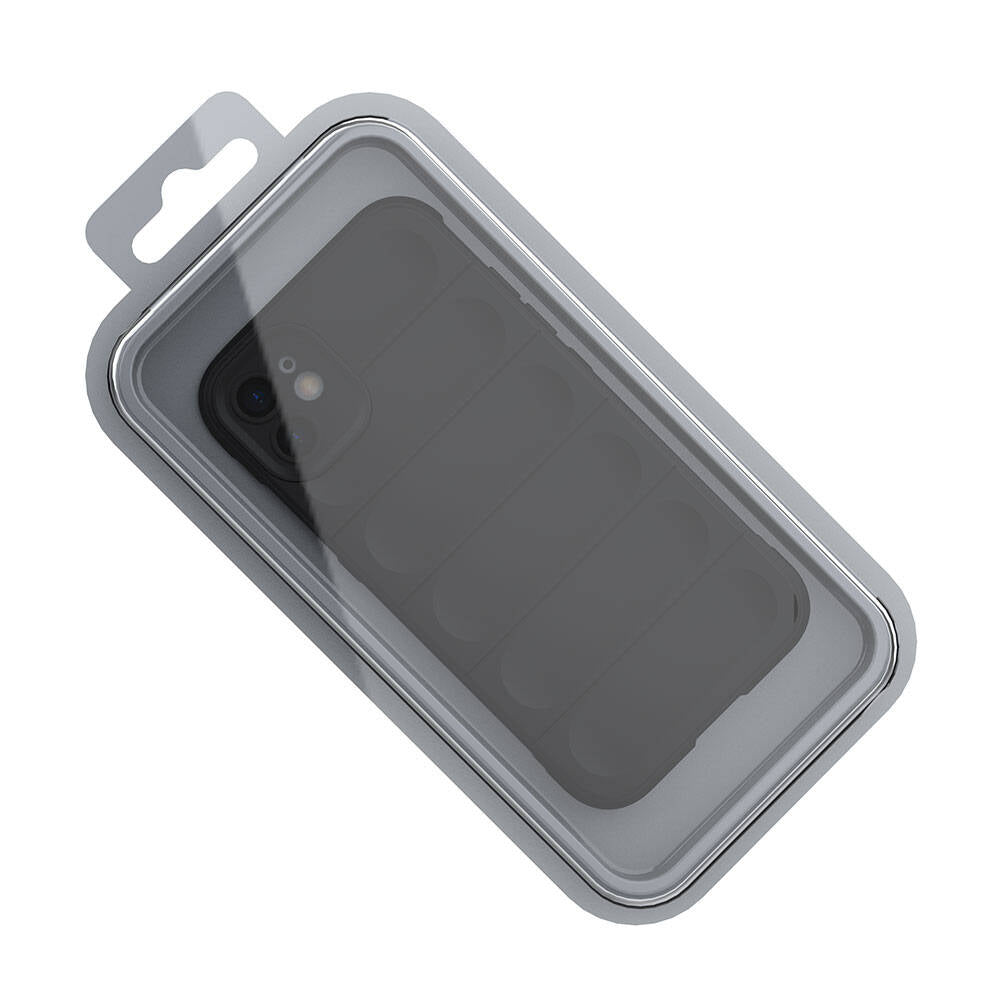Apple iPhone 11 Kılıf Esnek TPU Oyuklu Arka Yüzey Tasarımlı Zore Etnik Silikon Kapak Kırmızı