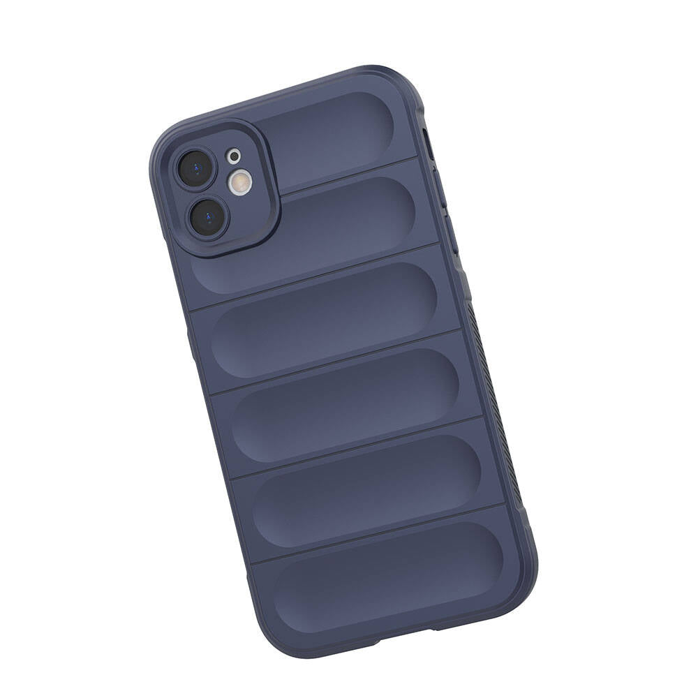 Apple iPhone 11 Kılıf Esnek TPU Oyuklu Arka Yüzey Tasarımlı Zore Etnik Silikon Kapak Siyah