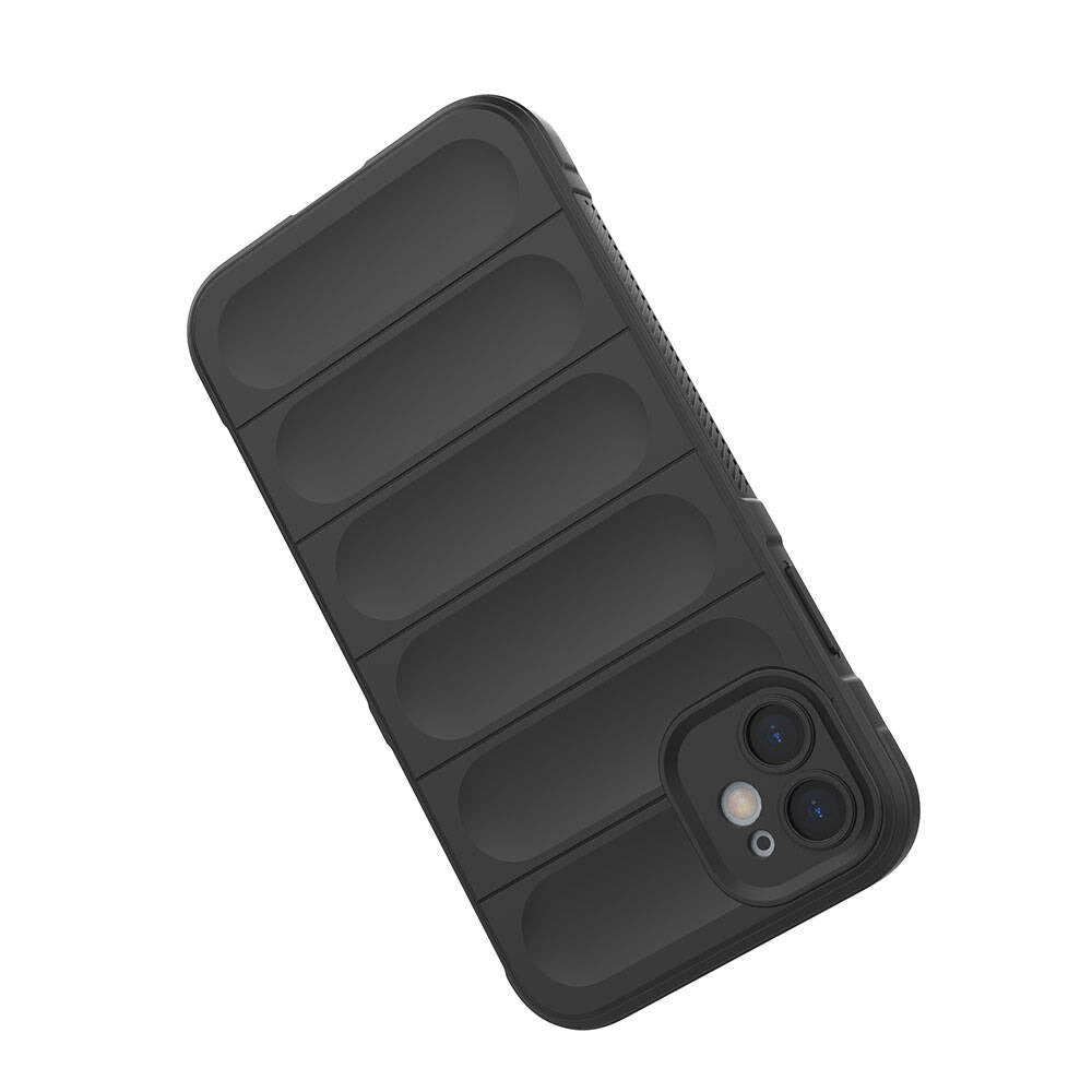 Apple iPhone 11 Kılıf Esnek TPU Oyuklu Arka Yüzey Tasarımlı Zore Etnik Silikon Kapak Kırmızı