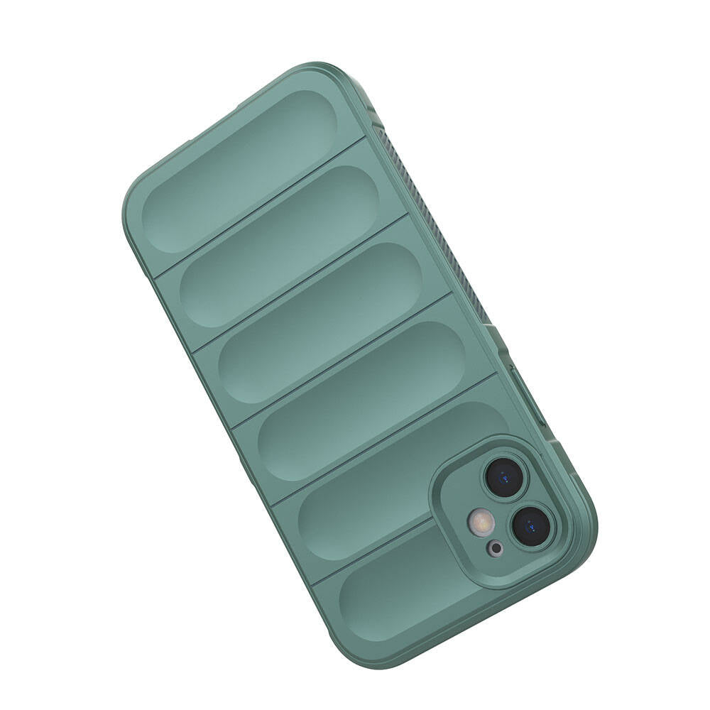 Apple iPhone 11 Kılıf Esnek TPU Oyuklu Arka Yüzey Tasarımlı Zore Etnik Silikon Kapak Kırmızı
