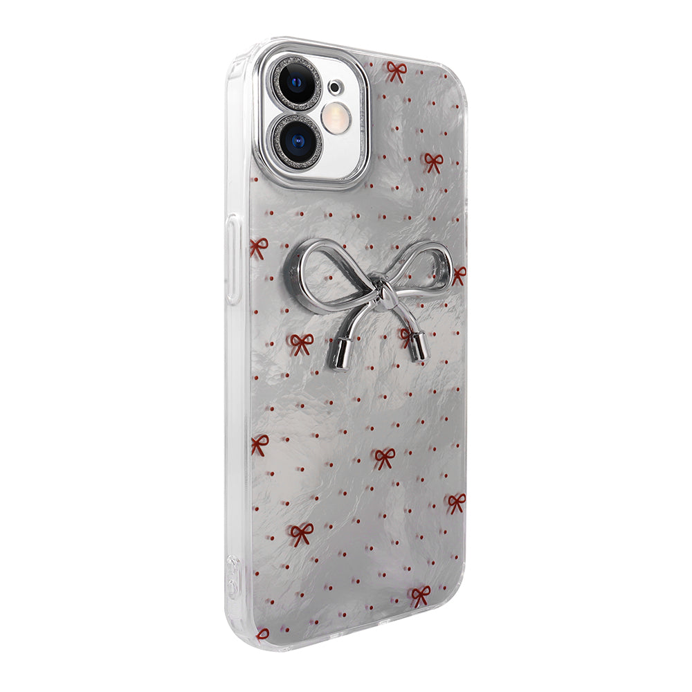 Apple iPhone 11 Kılıf Kamera Korumalı Figürlü Zore Ponti Silikon Kapak Lila