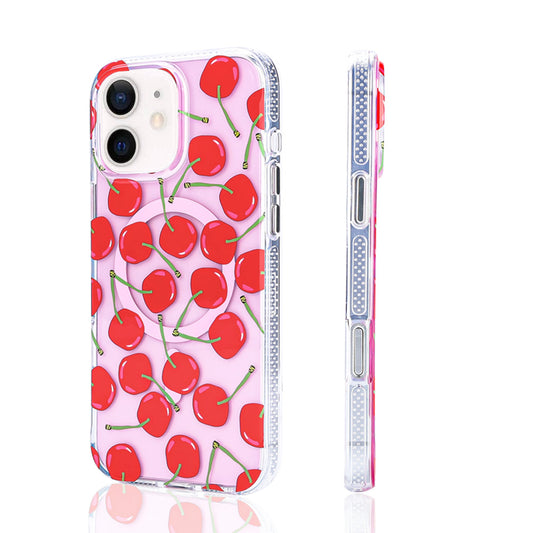 Apple iPhone 11 Kılıf Magsafe Şarj Özellikli Zore Stilo Kapak Kırmızı