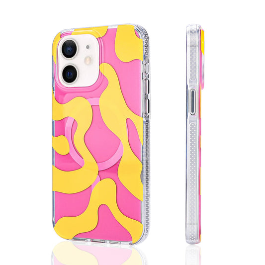 Apple iPhone 11 Kılıf Magsafe Şarj Özellikli Zore Stilo Kapak Sarı