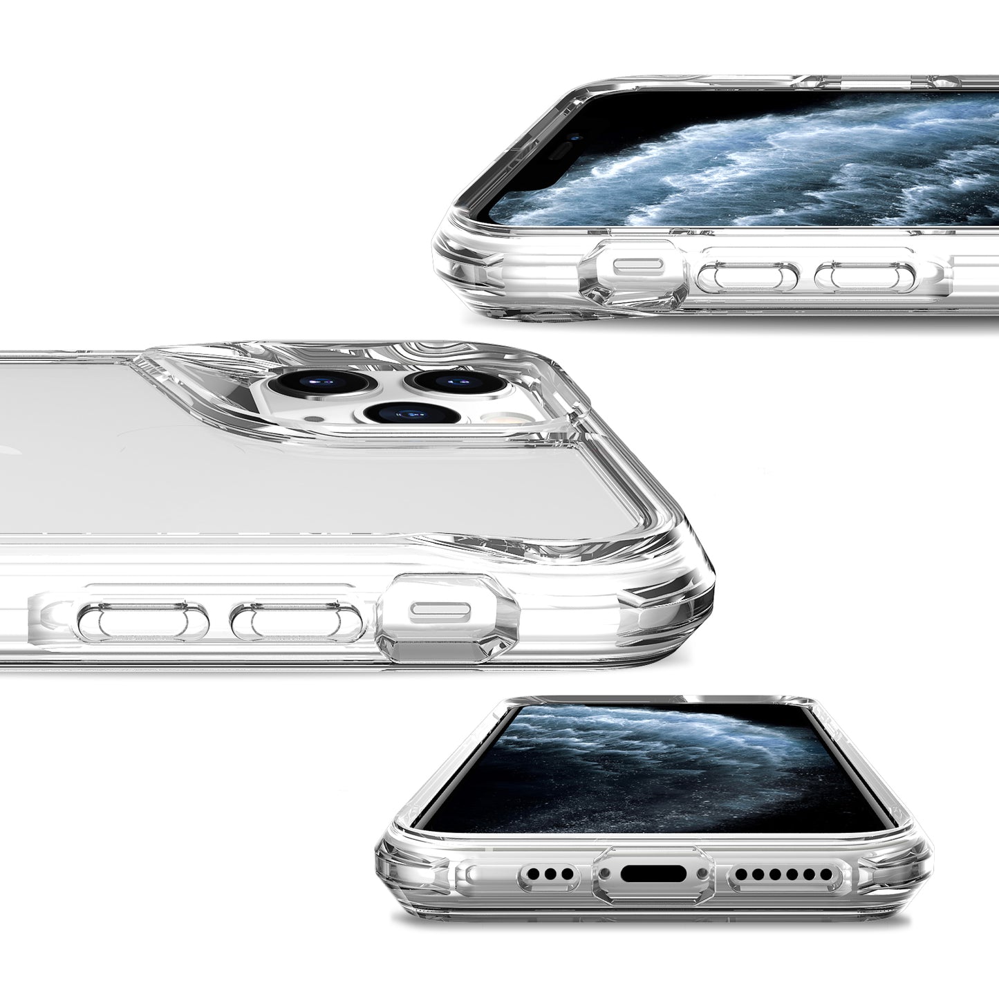 Apple iPhone 11 Pro Max Kılıf Zore T-Max Kapak Renksiz
