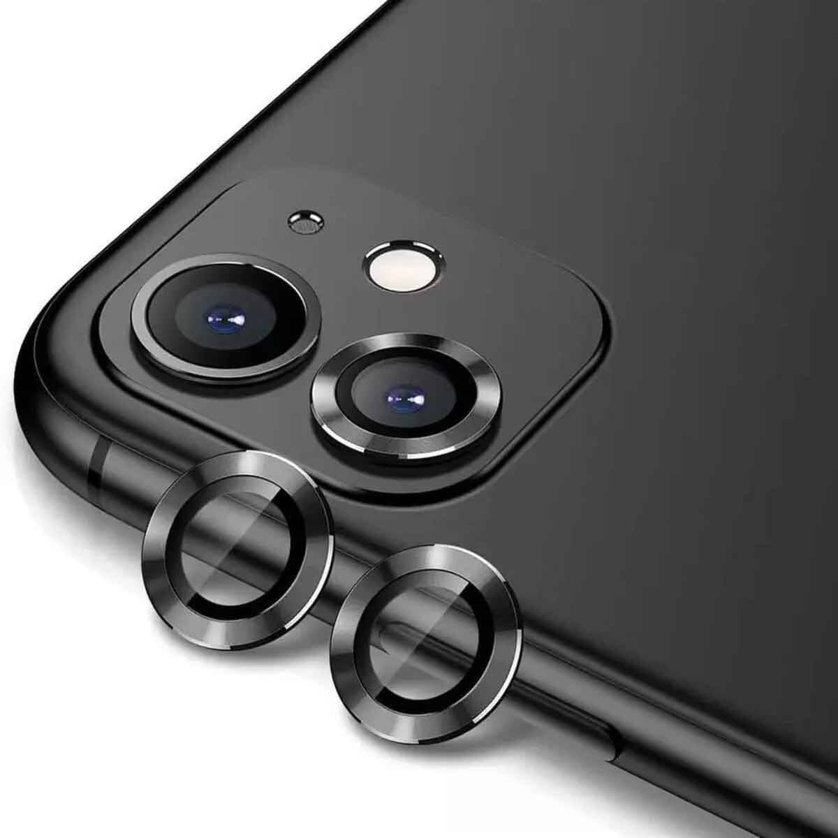 Apple iPhone 11 Zore CL-12 Premium Safir Parmak İzi Bırakmayan Anti-Reflective Kamera Lens Koruyucu Gümüş