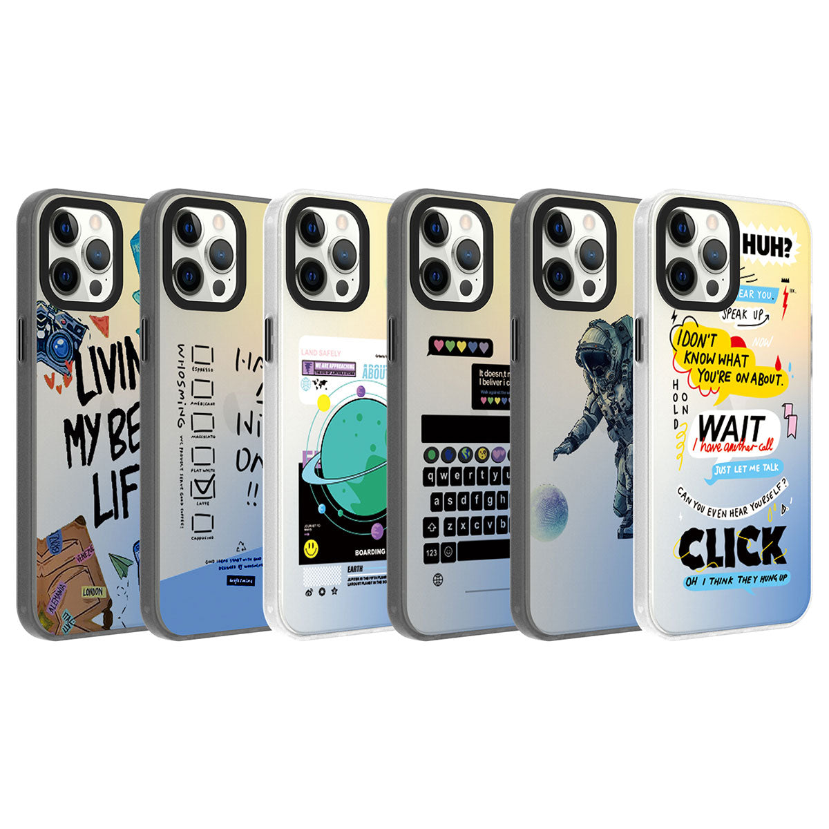 Apple iPhone 12 Pro Max Kılıf Desenli Zore Dragon Sert Kapak Kelimeler