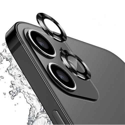 Apple iPhone 12 Zore CL-12 Premium Safir Parmak İzi Bırakmayan Anti-Reflective Kamera Lens Koruyucu Gümüş