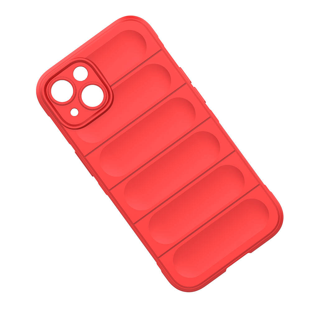 Apple iPhone 13 Kılıf Esnek TPU Oyuklu Arka Yüzey Tasarımlı Zore Etnik Silikon Kapak Siyah