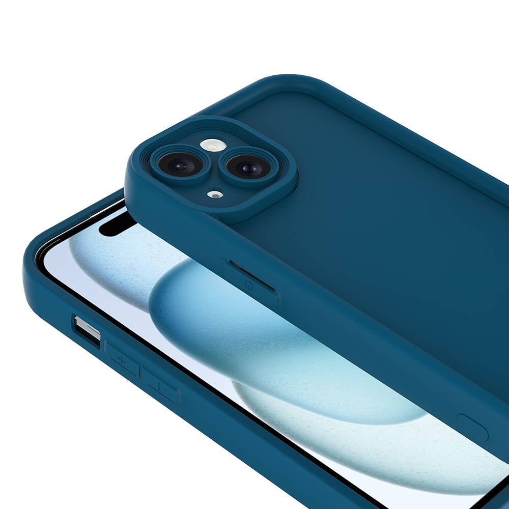 Apple iPhone 13 Kılıf Kamera Korumalı Zore Ananas Kapak Mürdüm