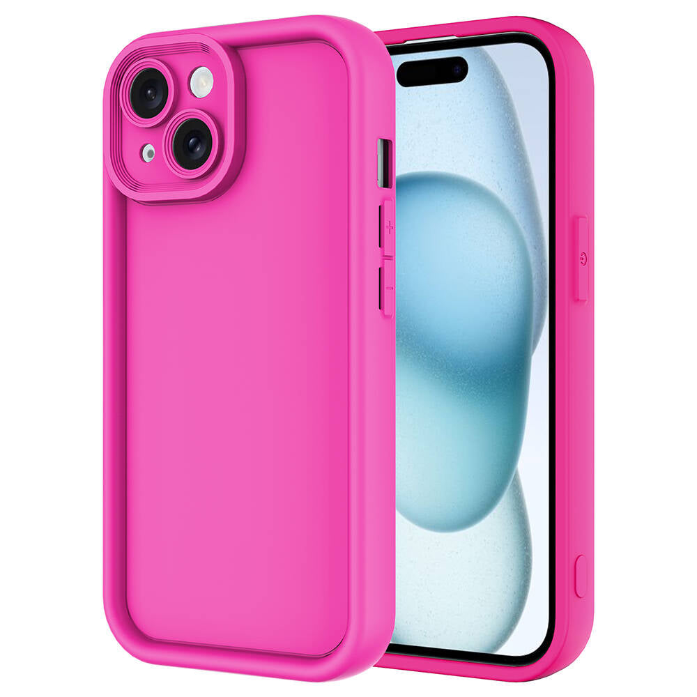 Apple iPhone 13 Kılıf Kamera Korumalı Zore Ananas Kapak Kahverengi