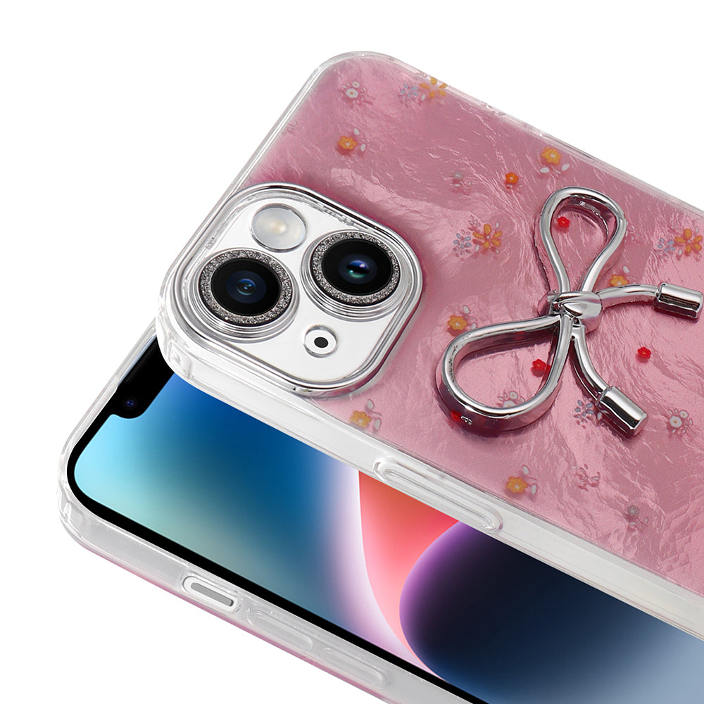 Apple iPhone 14 Kılıf Kamera Korumalı Figürlü Zore Ponti Silikon Kapak Açık Mavi