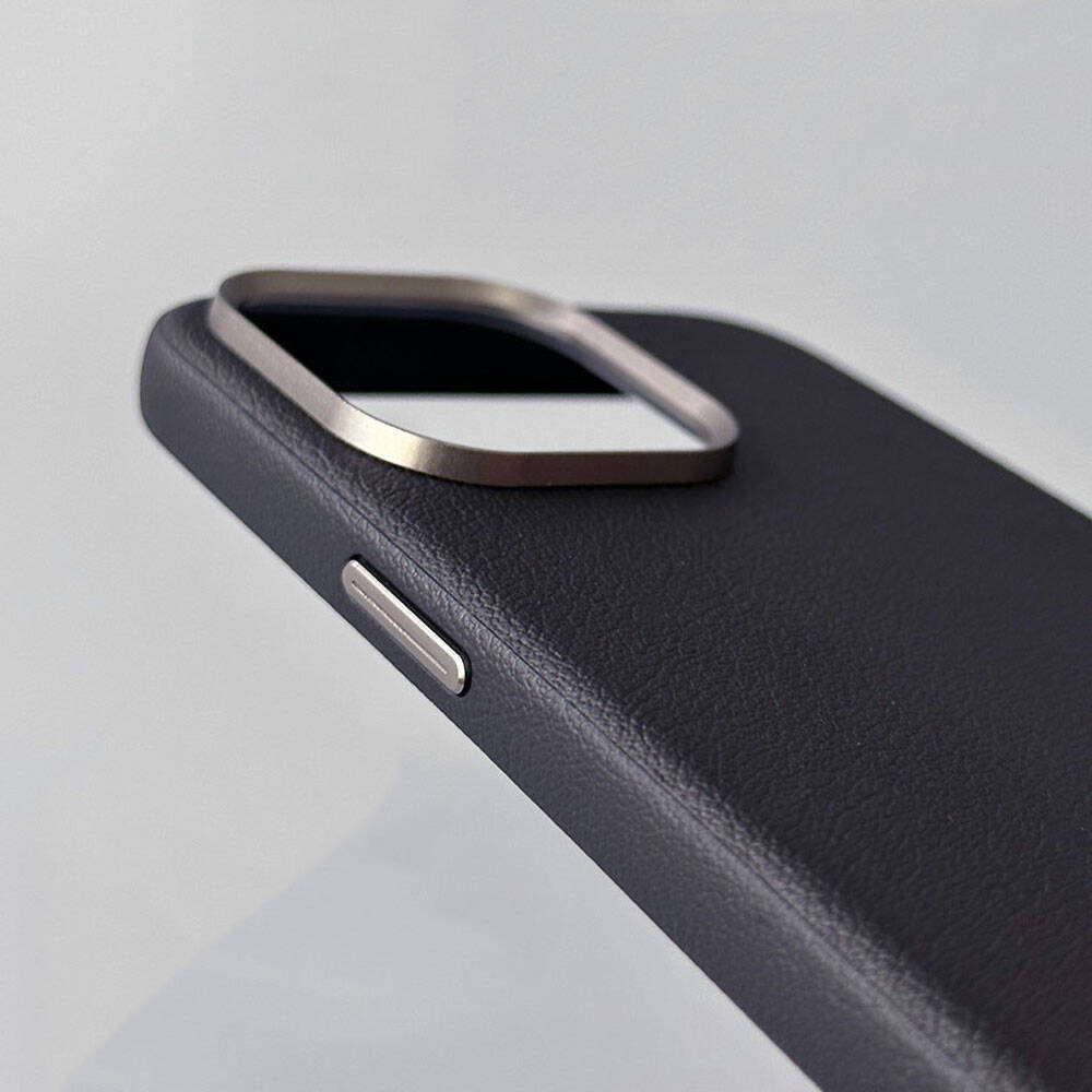 Apple iPhone 14 Kılıf Magsafe Şarj Özellikli PU Deri Zore Adora Kapak Siyah