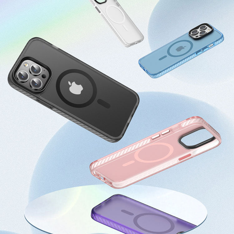 Apple iPhone 14 Pro Kılıf Mat Arka Yüzey Wireless Şarj Özellikli Zore Locik Kapak Siyah
