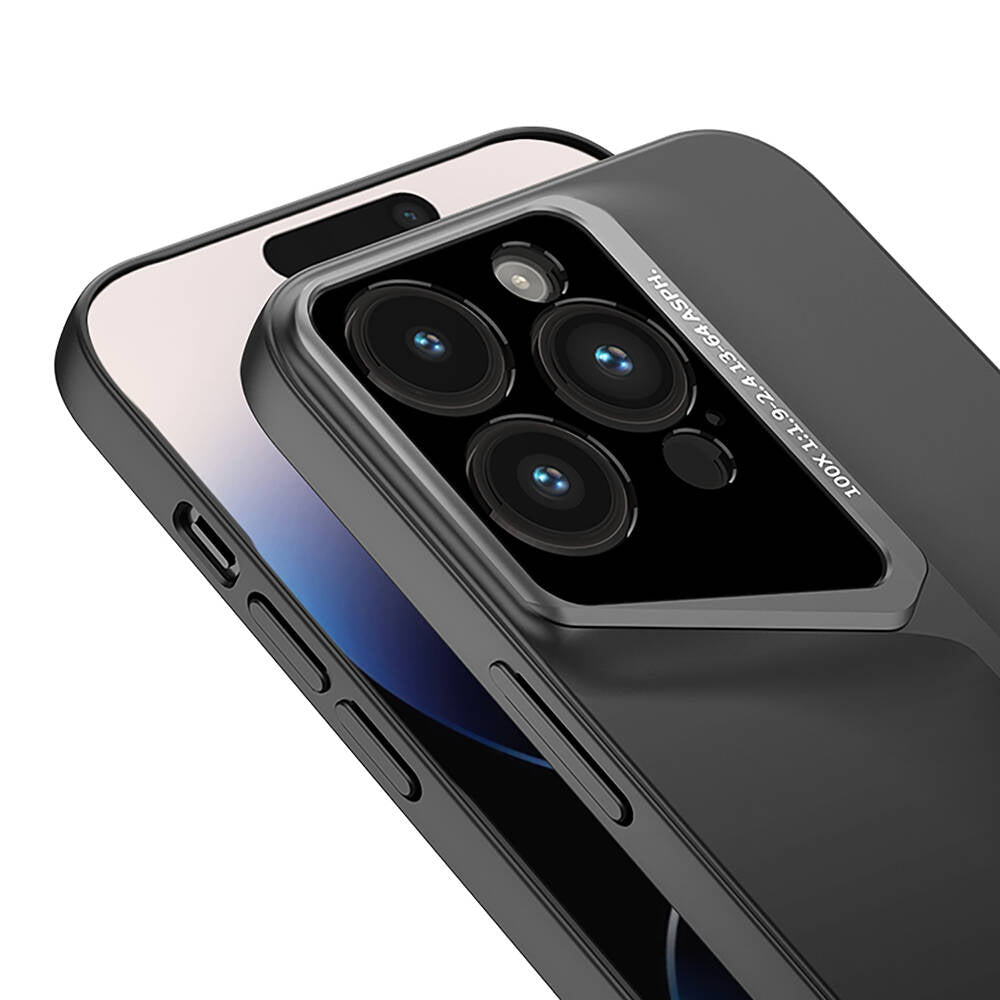 Apple iPhone 14 Pro Kılıf Ultra İnce Kamera Korumalı Sert Rubber Zore Procase Kapak Derin Mor