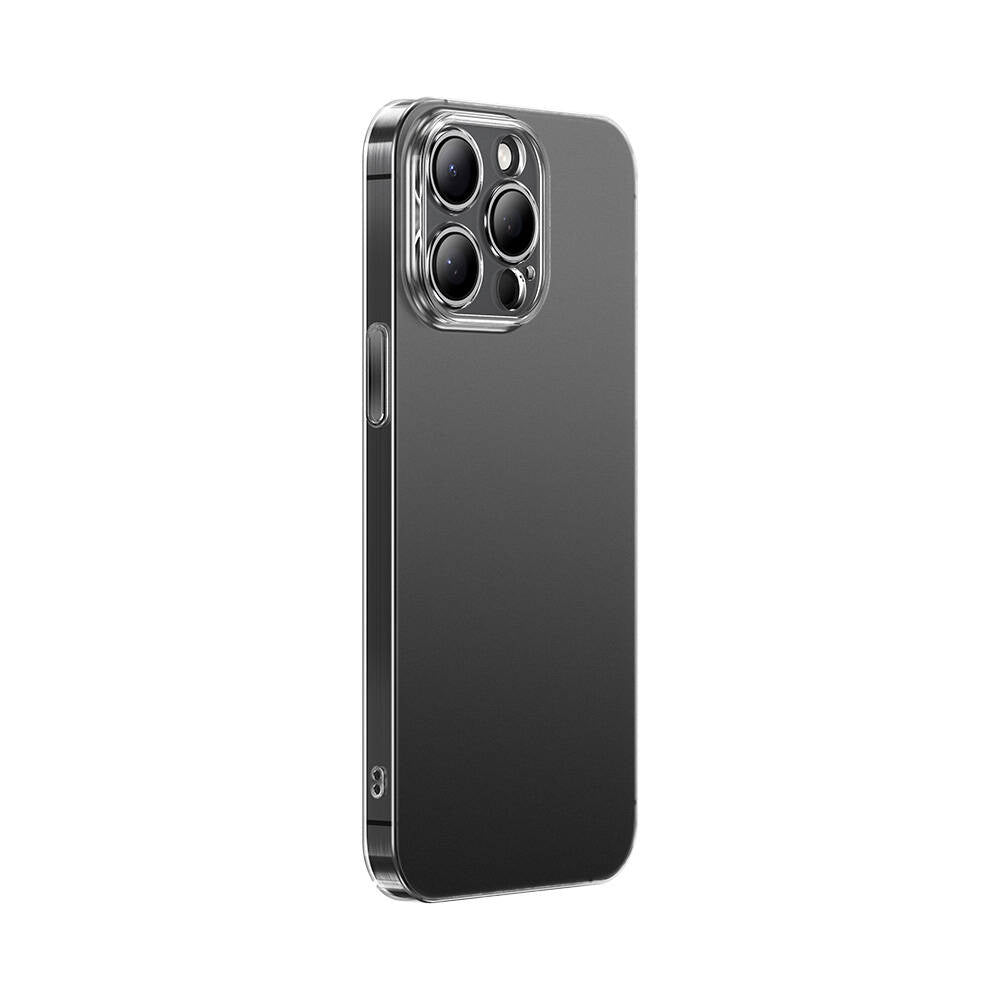 Apple iPhone 14 Pro Max Kılıf Toz Önleyici Zore Helo Kapak Şeffaf