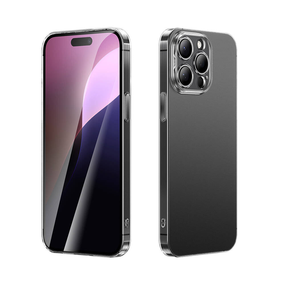 Apple iPhone 14 Pro Max Kılıf Toz Önleyici Zore Helo Kapak Şeffaf