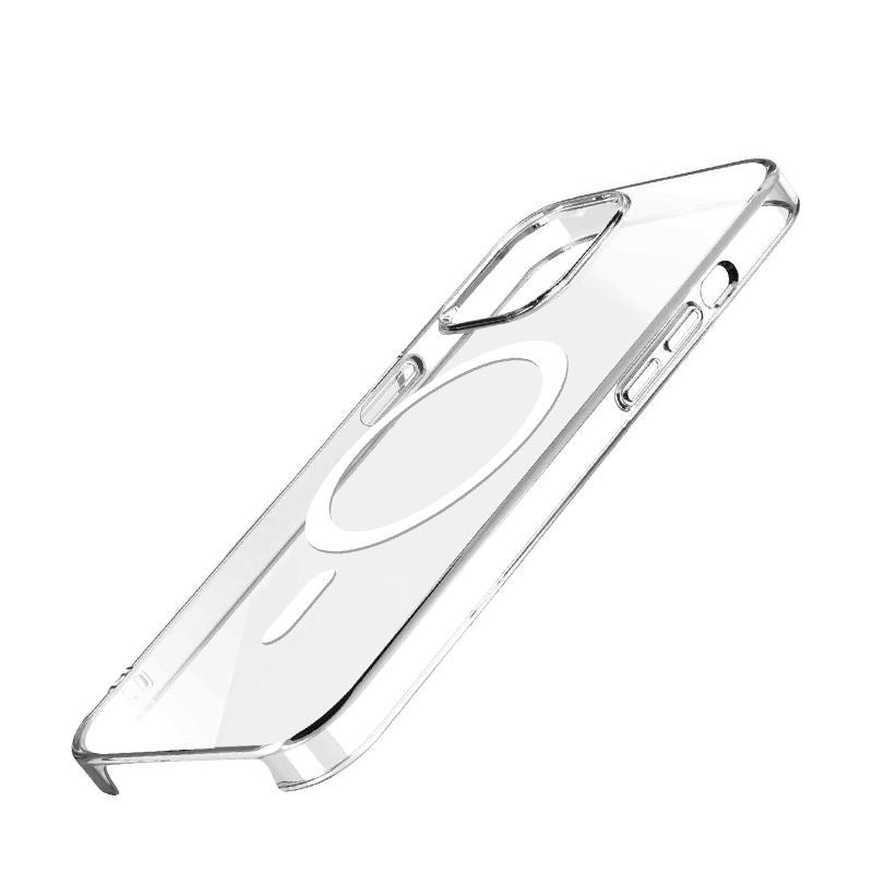 Apple iPhone 15 Kılıf Zore Wireless Şarj Özellikli Şeffaf Orjin Kapak Renksiz