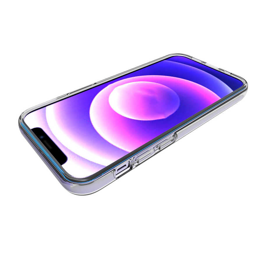 Apple iPhone 15 Plus Kılıf Zore Süper Silikon Kapak Renksiz