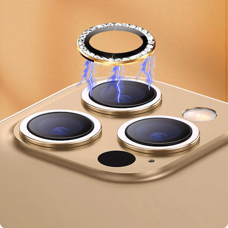 Apple iPhone 15 Plus Zore CL-06 Kamera Lens Koruyucu Açık Yeşil