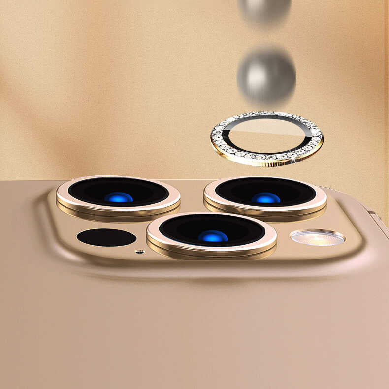 Apple iPhone 15 Plus Zore CL-06 Kamera Lens Koruyucu Açık Yeşil
