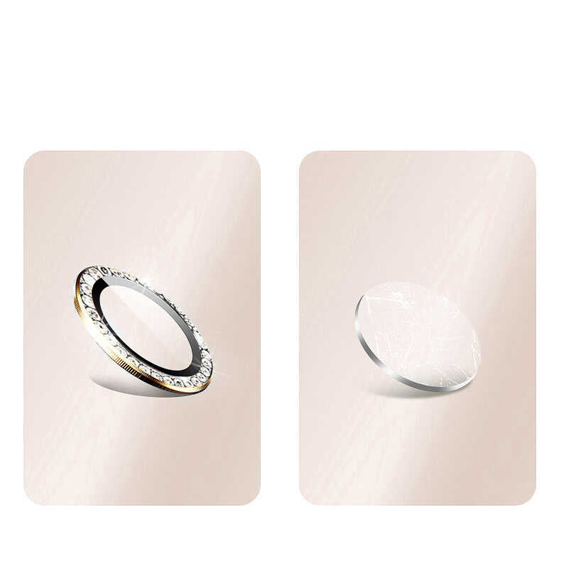 Apple iPhone 15 Plus Zore CL-06 Kamera Lens Koruyucu Sarı