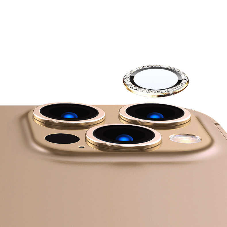 Apple iPhone 15 Plus Zore CL-06 Kamera Lens Koruyucu Mavi Açık