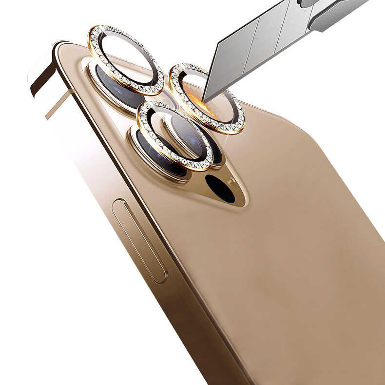 Apple iPhone 15 Plus Zore CL-06 Kamera Lens Koruyucu Siyah