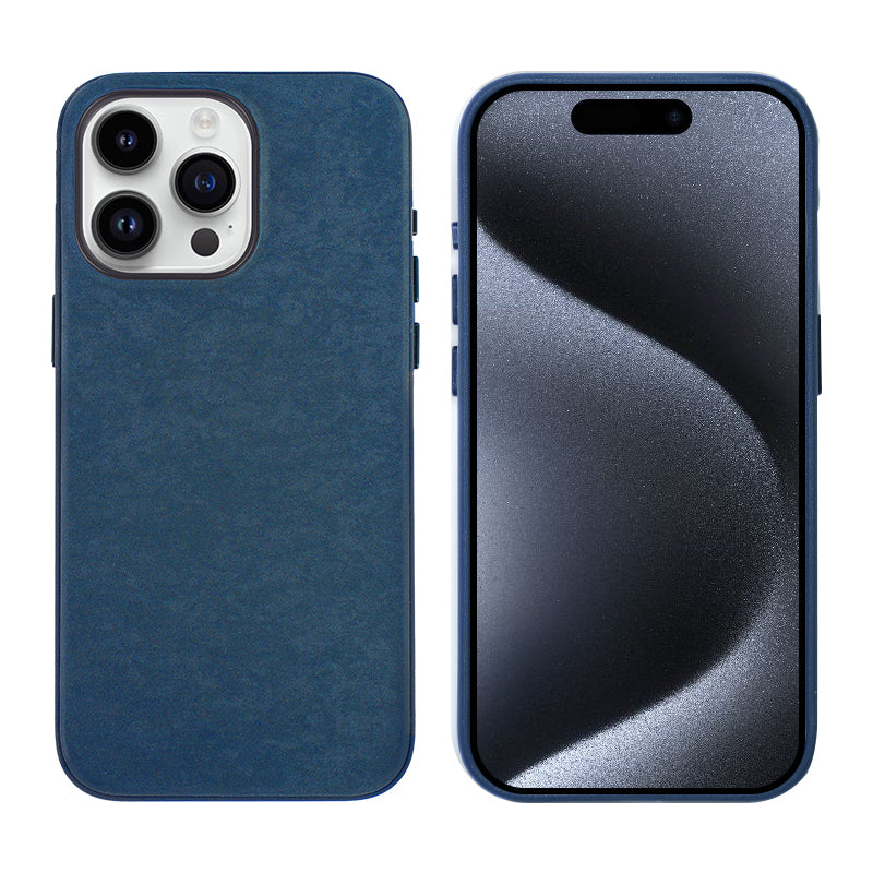 Apple iPhone 15 Pro Kılıf Zore Mikro Fiber Mimoza Kapak Kahverengi
