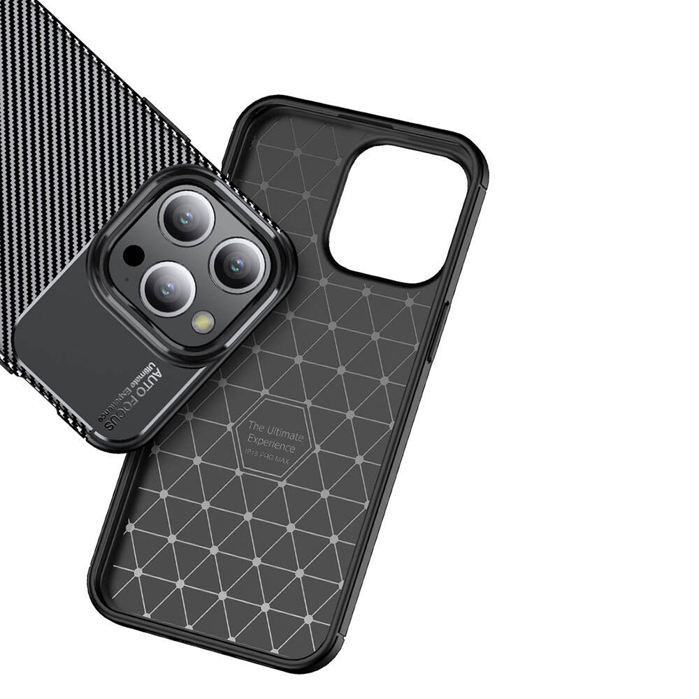 Apple iPhone 15 Pro Kılıf Zore Negro Silikon Kapak Siyah