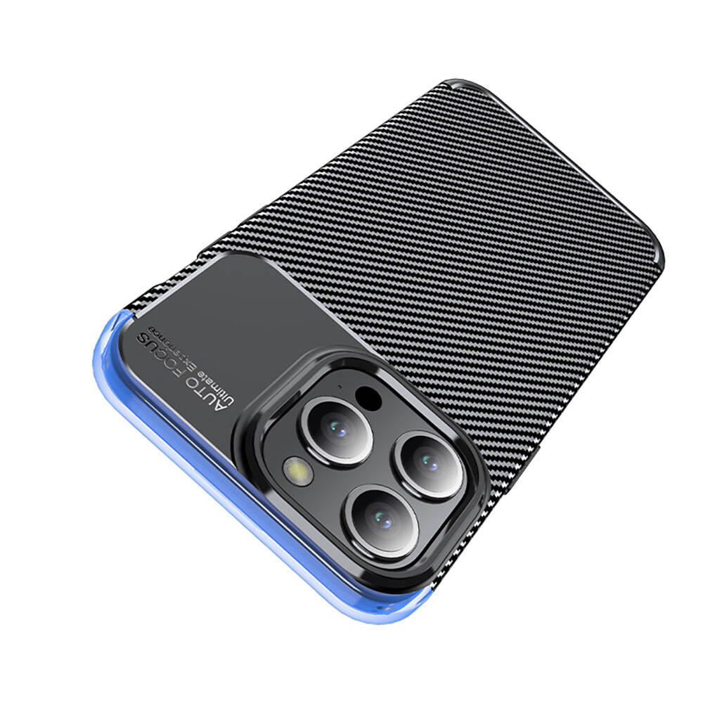 Apple iPhone 15 Pro Kılıf Zore Negro Silikon Kapak Siyah